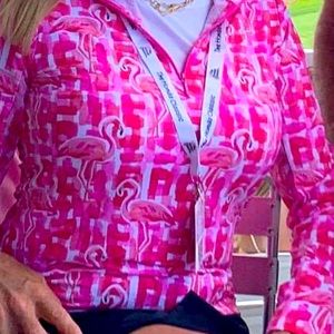 Long sleeve zip mock neck - never used